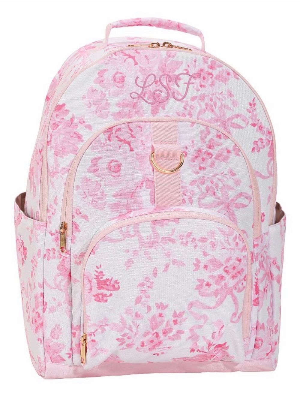 Pottery Barn Teen Pink Floral Backpack. Brand new with lunchbox